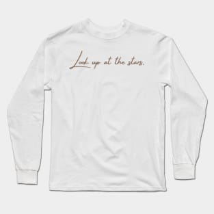 Classic Look Up At The Stars Long Sleeve T-Shirt